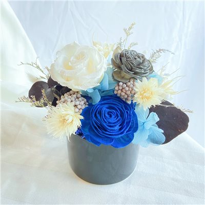舞動 永生花 x 乾燥花 擴香桌上花禮 